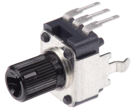 RK09K1130AP5 Alps Alpine RK09K 10kΩ Rotary Potentiometer 1-Gang Through Hole,