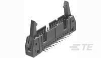 499786-5 TE Connectivity AMP-LATCH UNIVERSAL HEADERS Series Right Angled Board Mount PCB Connector, 24 Contact(s), 2.54mm Pitch,