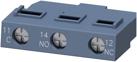 3RV2901-1G Siemens Auxiliary Contact, 1 Contact, 1CO, Plug In, SIRIUS 3RV29