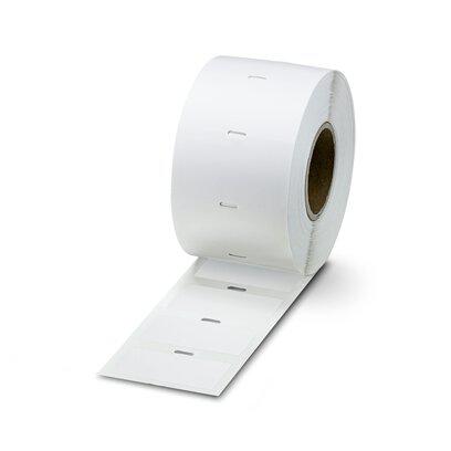 0817125 Phoenix Contact EML White White Print Label, 100mm Width, 73mm Height, 300Per Roll Qty