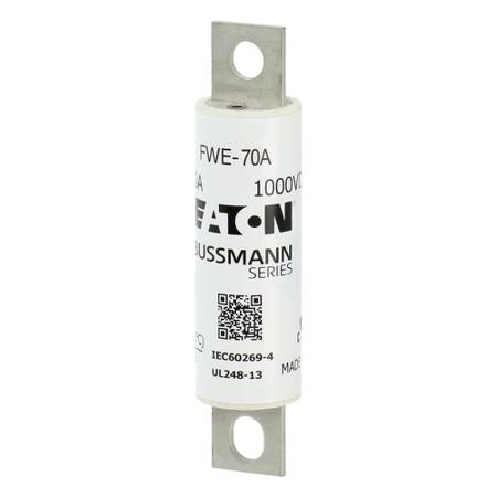 FWE-70A Eaton 70A Tag Fuse, 25mm, 1kV