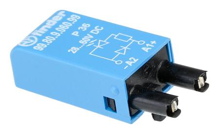 99-80-9-060-99 Finder 99 Series[Blank] 60V dc Plug In Interface Relay Module