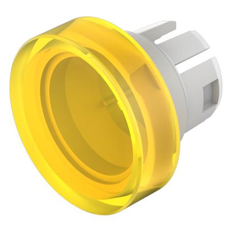 51-931.4 Indicator Lens Round Style, Yellow, 15.8 diameter