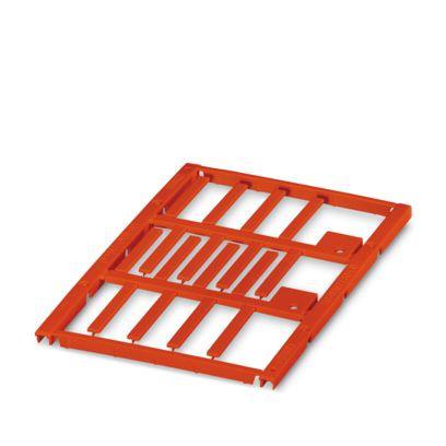 0821166 Phoenix Contact UC-WMT Insert Cable Marker, Red, Pre-printed "Unlabeled", 1.5 → 14mm Cable, for Conductor And
