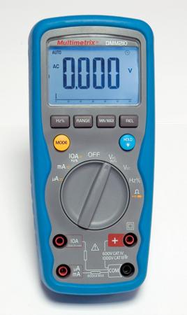 P06231410 Chauvin Arnoux DMM210 Handheld Digital Multimeter, 10A ac Max, 10A dc Max - RS Calibrated