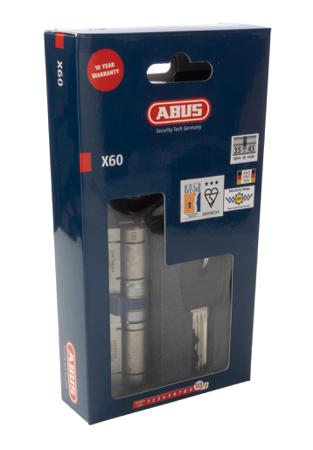91338 ABUS , Brass Euro Cylinder Lock, 35/45 mm (80mm)