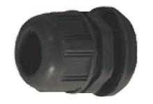 936000341 Molex 93600 Series Black Nylon Cable Gland, M12 Thread, 3mm Min, 6.5mm Max, IP68