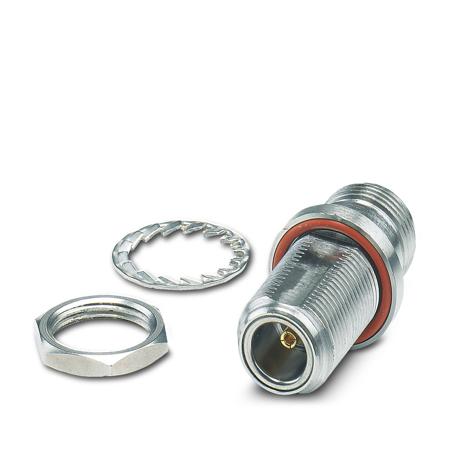 2867843 Phoenix Contact Straight Coaxial Adapter N Socket to N Socket 0.3 → 6GHz