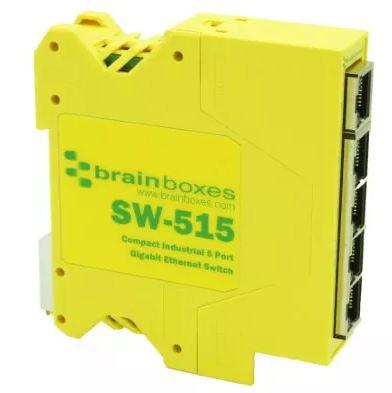 SW-515 Brainboxes Unmanaged 5 Port Ethernet Switch