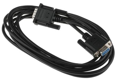 MXT1003MBK StarTech.com Male 9 Pin D-sub to Female 9 Pin D-sub Serial Cable, 3m PVC