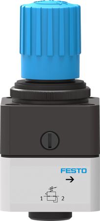 LRP-1-4-4 Festo G 1/4 2000L/min Regulator, 0.05 → 4bar