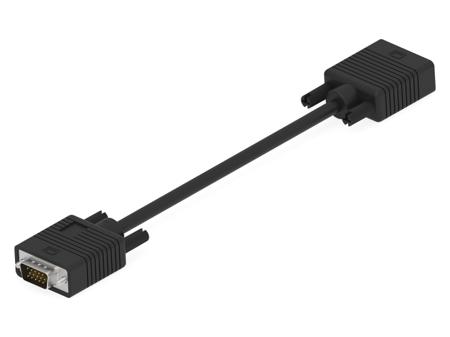 1-2478170-2 TE Connectivity Male 15 Pin D-sub to Female 15 Pin D-sub Serial Cable, 5ft