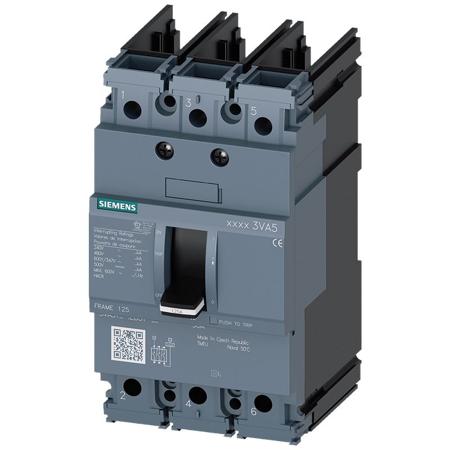 3VA5130-4ED31-1AA0 Siemens, SENTRON MCCB Molded Case Circuit Breaker 3P 30A, Breaking Capacity 14 kA, Cable Mount, Panel Mount