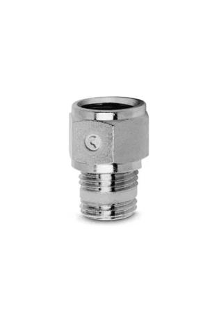 S2520-1-4-3-8 Camozzi S2000 Series Reducing Connector, R 1/4 Male to G 3/8 Female, Threaded Connection Style, S2520 1/4-3/8