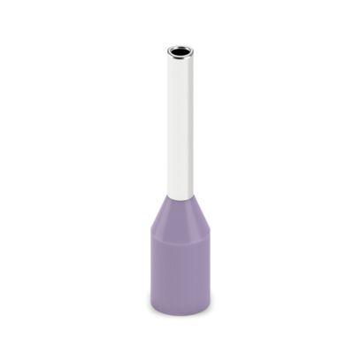 2100146 Phoenix Contact Insulated Ferrule, 6mm Pin Length, 0.8mm Pin Diameter, Violet