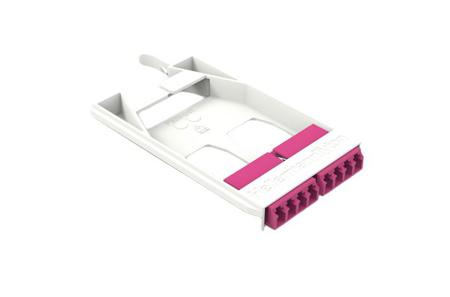 RNUAMC8-LCM HellermannTyton Connectivity RapidNet Ultra8Series, 8 Port LC, Multimode Cassette