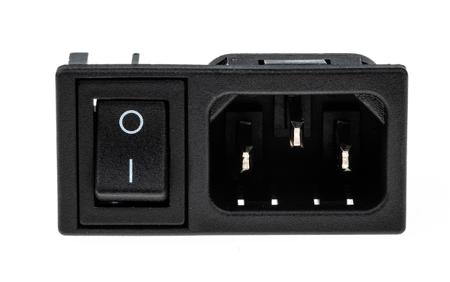 BZM27/Z0000/53B Bulgin C14 Snap-In IEC Connector Male, 10A, 250 V