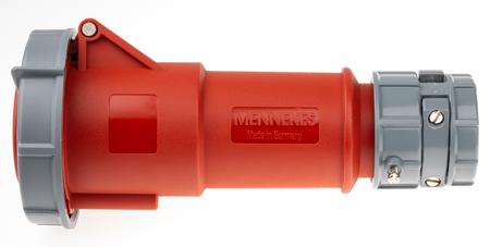 3897RS MENNEKES, PowerTOP IP67 Red Cable Mount 4P Industrial Power Socket, Rated At 32A, 400 V