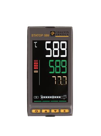 LST589C-005 Pyro Controle STATOP 500 Panel Mount PID Temperature Controller, 45mm 1 dedicated Input, 3 Output Relay, 100 →