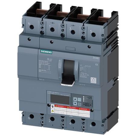 3VA6325-0KT41-0AA0 Siemens, SENTRON MCCB Molded Case Circuit Breaker 4P 250A, Breaking Capacity 200 kA, Fixed Mount