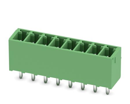 1843664 Phoenix Contact, 3.5mm Pitch, MCV 1.5/ 8-G-3.5, 8 Way, , Pluggable Terminal Block, Header, Through Hole, Solder