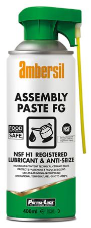 31587 Ambersil Lubricant Copper 400 ml Perma-Lock FG Aerosol,Food Safe