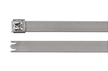 111-95279 MBT27XH-SS316-ML HellermannTyton Cable Tie, Roller Ball, 681mm x 12.3 mm, Metallic 316 Stainless Steel, Pk-50