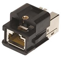09452001560 HARTING HAN 3A Series Female RJ45 Connector, Panel Mount, Cat6 Straight 8 -Way