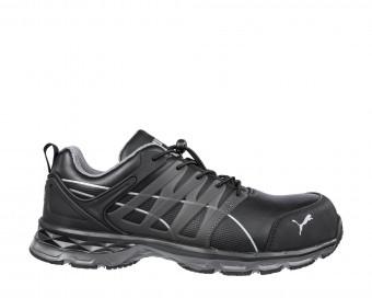 6438402000000 Puma Safety Velocity 2.0 Men's Black Toe Capped Safety Trainers, UK 10.5, EU 45