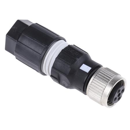 1521601 Phoenix Contact Circular Connector, 4 Contacts, M12 Connector, Socket, Female, IP65, IP67, SACC Series