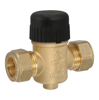 VZ208C-15BP05 Schneider Electric Brass Globe Valve , Compression 255.1 kPa