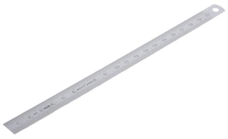 901 200MM MikronTec 200mm Stainless Steel Metric Ruler, With UKAS Calibration