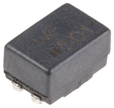 744223 Wurth WE-SL2 Series - Wire-wound SMD Inductor with a Ferrite Core, 500 μH ±50% Dual 1A Idc