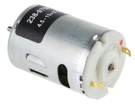 238-9759 RS Pro DC Motor, 21.2 W, 4.5 → 15 V dc, 154.4 gcm, 13360 rpm, 3.18mm Shaft Diameter