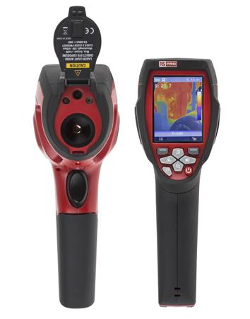 136-5734 RS PRO RS730 Thermal Imaging Camera, +32 → +662 °F, 0 → +350 °C, 160 x 120pixel Detector Resolution With