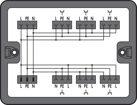 899-631/104-000 WAGO Distribution Block, 4mm², 25A, 250 V, Black
