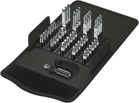 05057450001 Wera Impact Bit Set 61 Pieces, Hexagon, Phillips, Pozidriv, Slotted, Torx