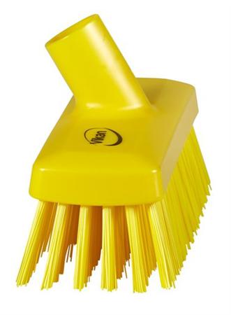 70426 Vikan Broom, Yellow With Polyester, Polypropylene, Stainless Steel Bristles for  for General Purpose
