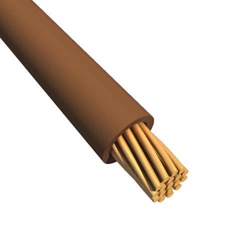 6712 BR001 Alpha Wire Ecogen Ecowire Series Brown 0.2 mm² Hook Up Wire, 24 AWG, 7/0.20 mm, 305m, MPPE Insulation,