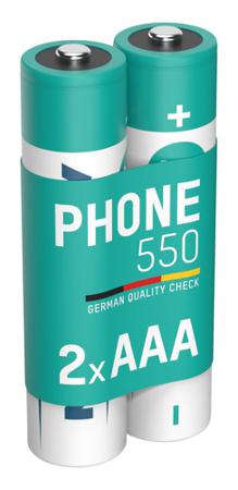 5035523 Ansmann MaxE NiMH Rechargeable AAA Battery, 550mAh, 1.2V