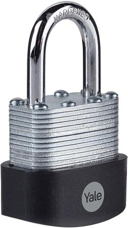 Y125B-40-122-1 Yale Padlock Brass, Steel Steel Padlock, 6mm Shackle, 47mm Body