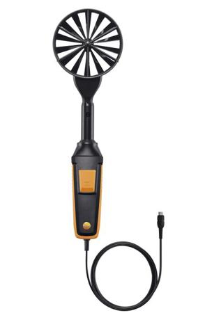 0635 9432 Testo Vane Probe for Air Velocity, Temperature, Volume Flow, +70°C Max