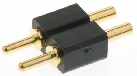811-S1-002-10-017101 Preci-Dip 811 Series Straight Through Hole Spring Loaded Connector, 2 Contact(s), 2.54 mm Pitch, 1 Row, Shrouded