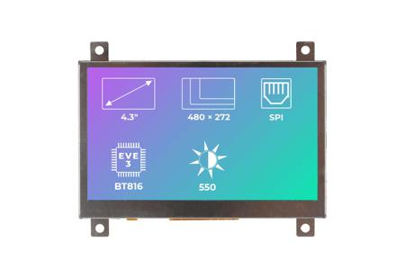 RVT43ALBFWN00 Riverdi  TFT TFT LCD Display, 4.3in, 480 x 272pixels