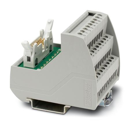 2322265 Phoenix Contact VIP-3/SC/FLK14/8IM/LED/PLC Series Interface Module, DIN Rail