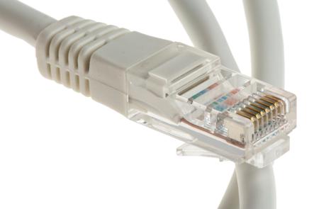SPE190655 Decelect Grey PVC Cat5e Cable U/UTP, 1m Male RJ45/Male RJ45 Terminated