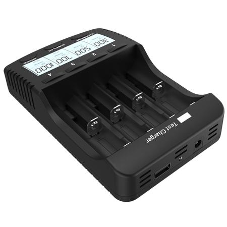 360-042 RS PRO Battery Charger For Lithium-Ion, NiCd, NiMH CD A, AA, AAA, C, 3.7 V Li-Ion, 1.2 V Ni-MH, SC 4 Cell 1.48V 300,