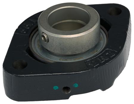 GLCTE25-XL 2 Hole Flanged Bearing Unit, , 25mm ID