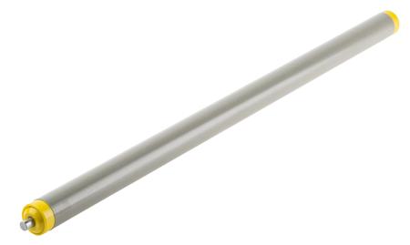 11AYS20C03 - 400 Interroll PVC Round Conveyor Roller Spring Loaded 20mm Dia. x 400mm L, 5N Load Capacity Steel, 6mm Spindle, 417mm