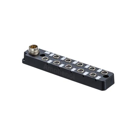 DB8-3A6M16-SPS7001 M Series M8 Distribution Box 6 Ports 3A
